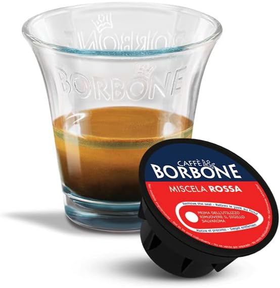 Caffè Borbone Miscela Rossa - 90 capsule (6 confezioni da 15) - Compatibili con le Macchine Nescafè* Dolce Gusto*