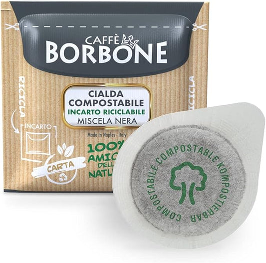 Caffè Borbone Cialda Compostabile, Miscela Nera - 150 Cialde - Sistema ESE